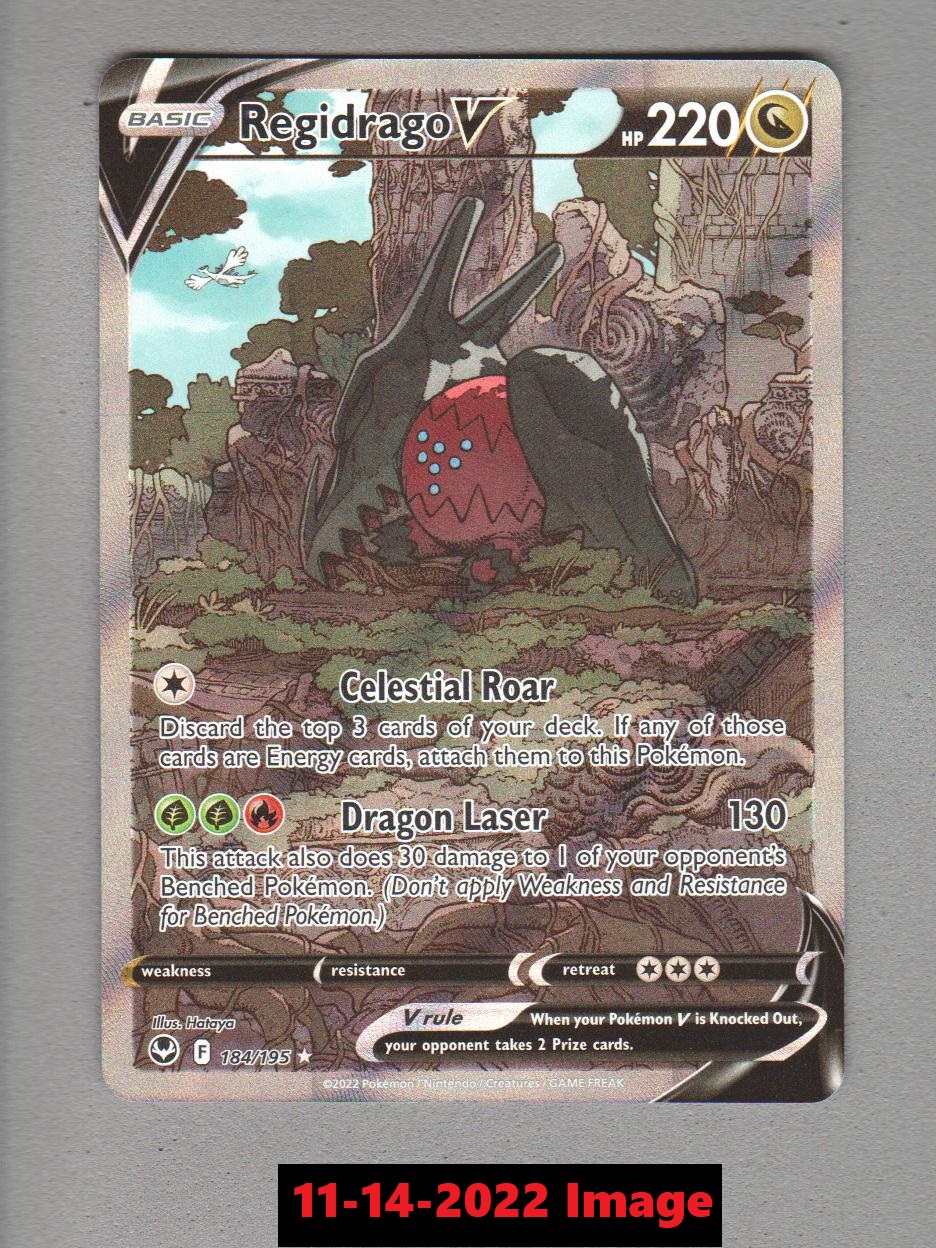 Regidrago V (Alternate Full Art) - 184/195 - Ultra Rare